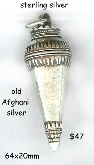 sterling pendant antique Afghanistan